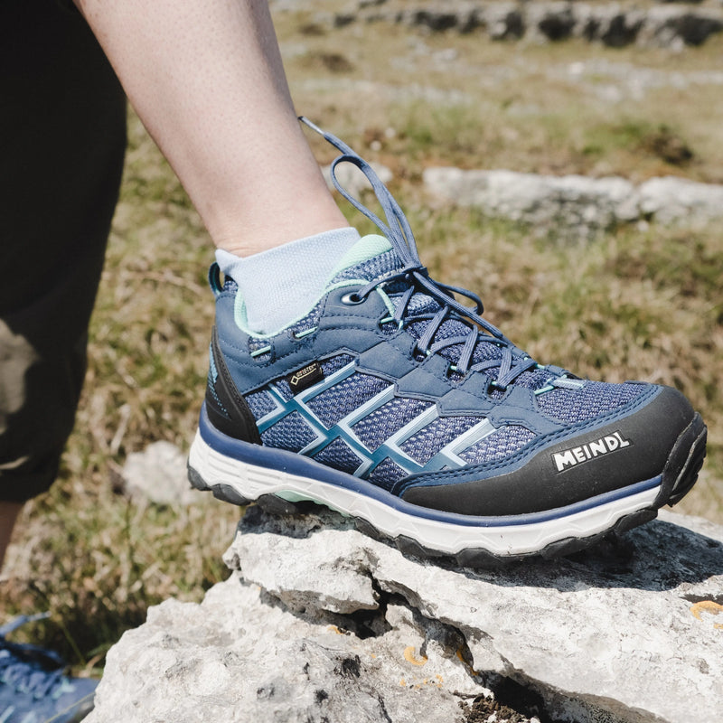 Meindl Activo Lady GTX Walking Shoe - Blue Jeans- Great Outdoors Ireland