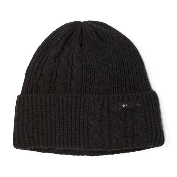 Columbia Agate Pass™ Cable Knit Beanie - Black- Great Outdoors Ireland