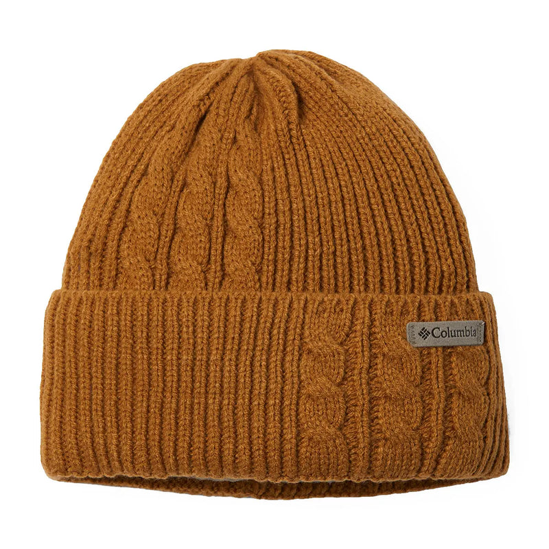 Columbia Agate Pass™ Cable Knit Beanie - Camel Brown- Great Outdoors Ireland