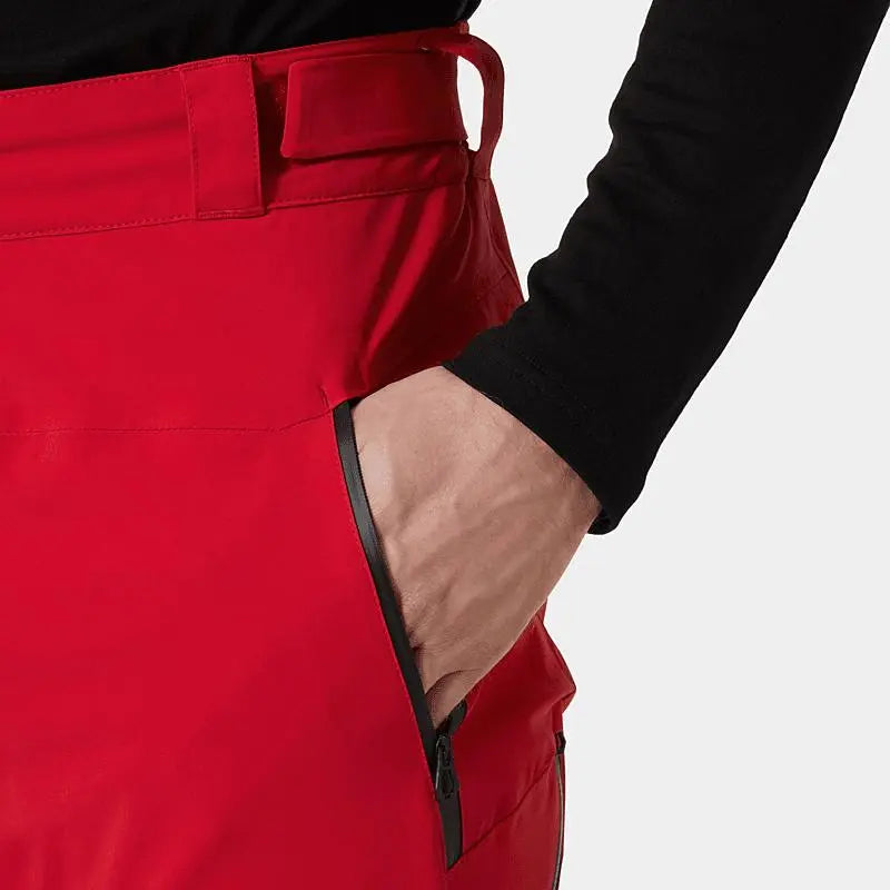 Helly Hansen Alpha LIFALOFT™ Insulated Ski Pants - Red- Great Outdoors Ireland