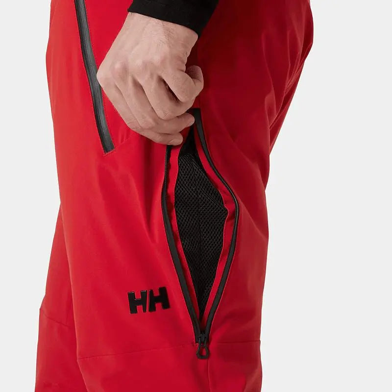 Helly Hansen Alpha LIFALOFT™ Insulated Ski Pants - Red- Great Outdoors Ireland