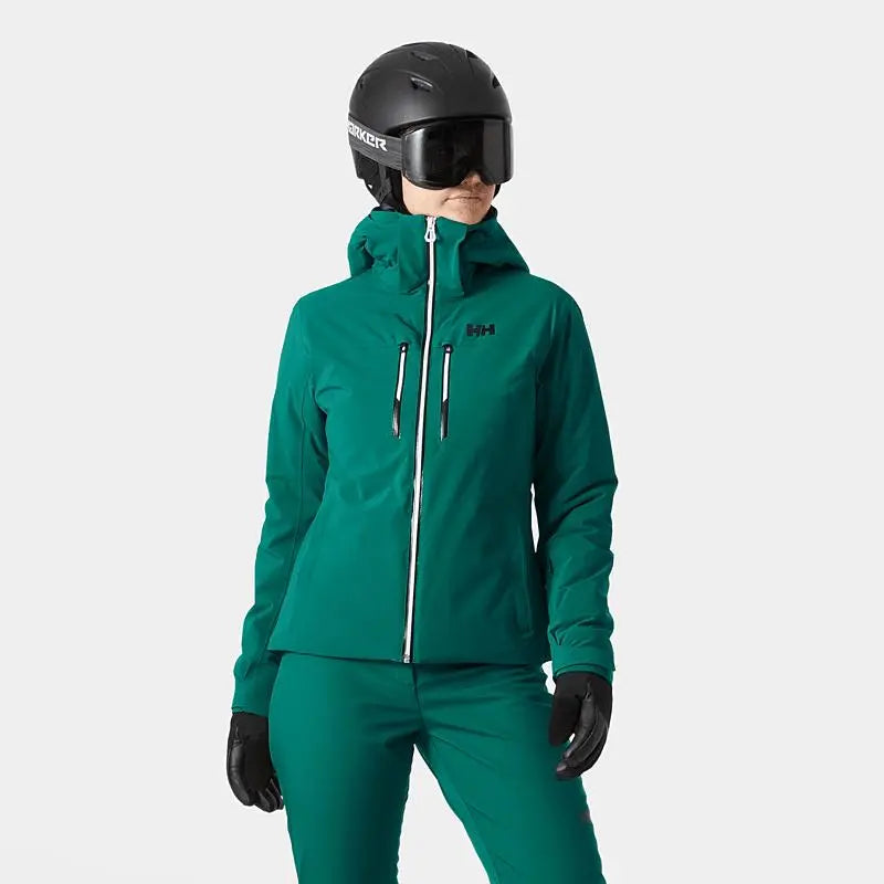 Helly Hansen Alphelia LIFALOFT™ Ski Jacket - Emerald- Great Outdoors Ireland