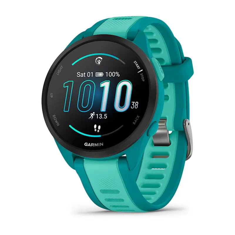 Garmin Forerunner 165 Music - Turquoise/Aqua- Great Outdoors Ireland