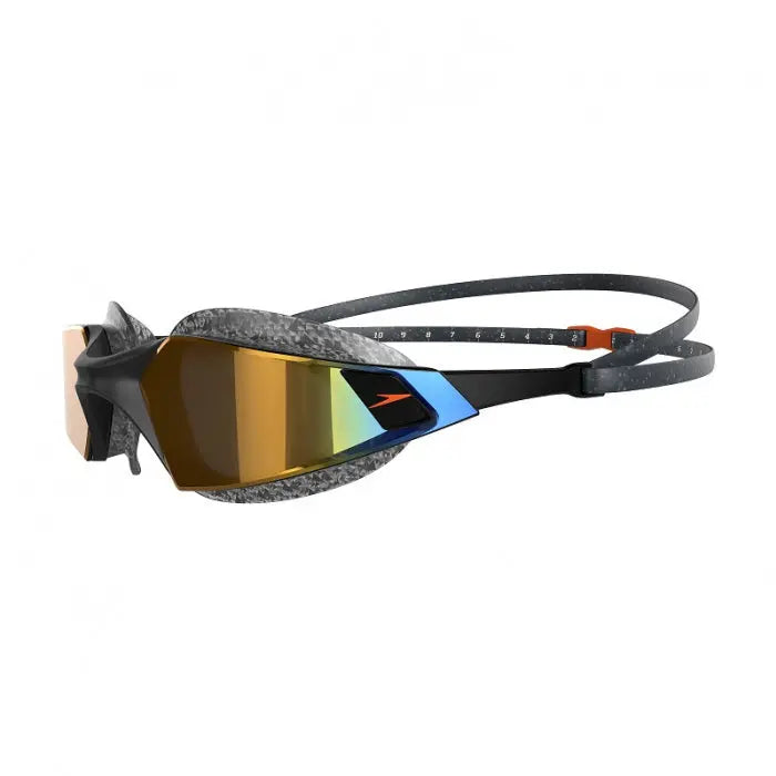 Speedo Aquapulse Pro Mirror Goggles - Black/Gold- Great Outdoors Ireland