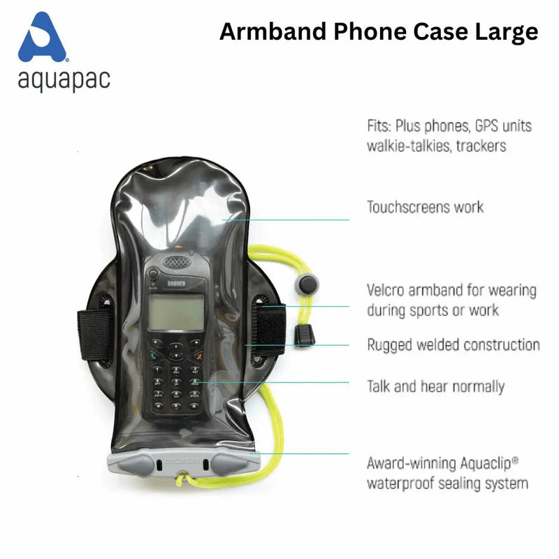 Aquapac Armband Waterproof Phone Case- Great Outdoors Ireland