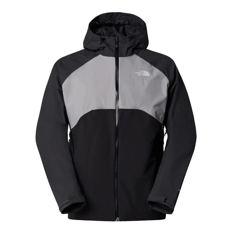 The North Face Stratos Hooded Jacket - TNF Black/Asphalt- Great Outdoors Ireland