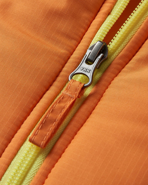 Alexander Recycled Polar Hooded Fleece - Sunrise Orange