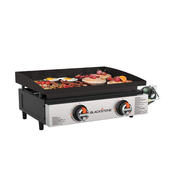 Experience outdoor cooking like never before with the Blackstone 22" Omnivore Tabletop Griddle, perfect for all your camping and home grilling needs!