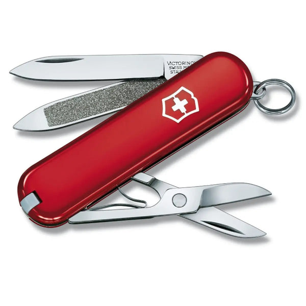 Classic SD Keychain Knife Red