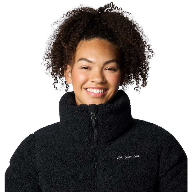 Columbia fleece jacket black sale