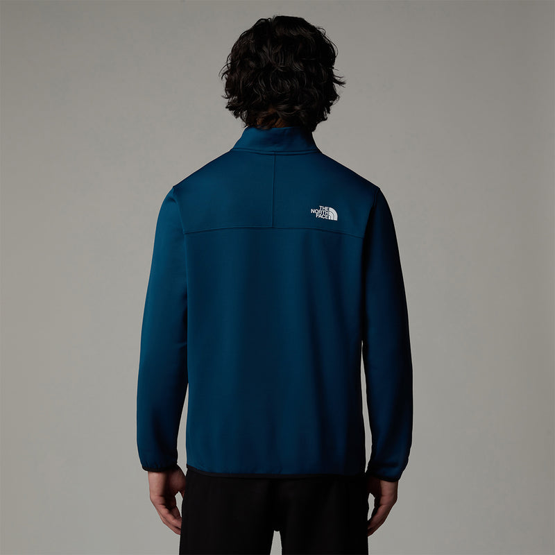 Crest Quarter Zip Fleece - Midnight Petrol