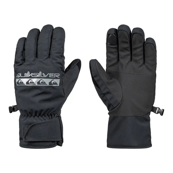 Quiksilver Cross Ski Gloves - Black- Great Outdoors Ireland