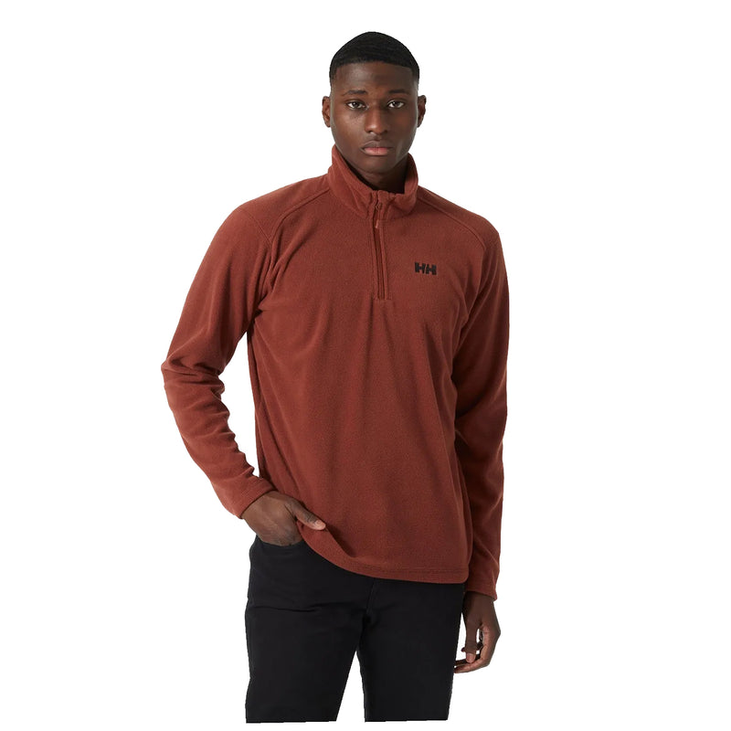 Helly Hansen Daybreaker Half Zip Fleece - Iron Oxide- Great Outdoors Ireland