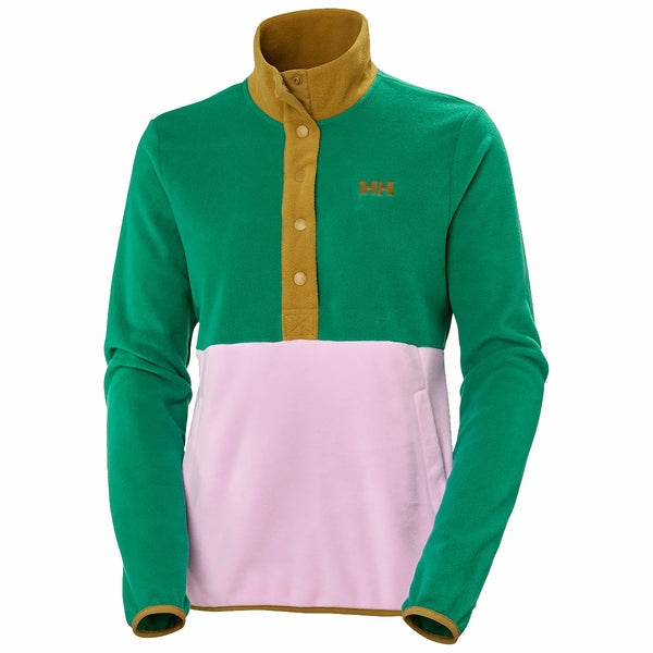 Helly Hansen Women's Daybreaker Snap Pullover - Emerald Great Outdoors Ireland