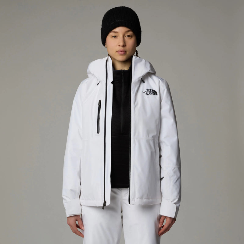 The North Face Descendit Ski Jacket - TNF White- Great Outdoors Ireland