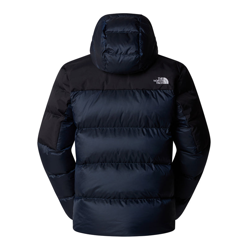 Blue and black north face jacket sale