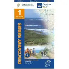 Ordnance Survey Ireland Discovery Series Map 1:50,000 - Paper Edition- Great Outdoors Ireland