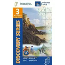 Ordnance Survey Ireland Discovery Series Map 1:50,000 - Paper Edition- Great Outdoors Ireland