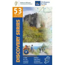 Ordnance Survey Ireland Discovery Series Map 1:50,000 - Paper Edition- Great Outdoors Ireland