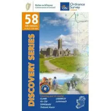 Ordnance Survey Ireland Discovery Series Map 1:50,000 - Paper Edition- Great Outdoors Ireland