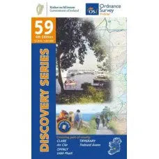 Ordnance Survey Ireland Discovery Series Map 1:50,000 - Paper Edition- Great Outdoors Ireland