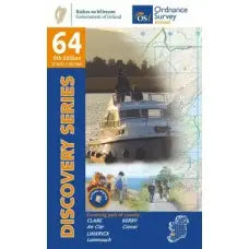 Ordnance Survey Ireland Discovery Series Map 1:50,000 - Paper Edition- Great Outdoors Ireland