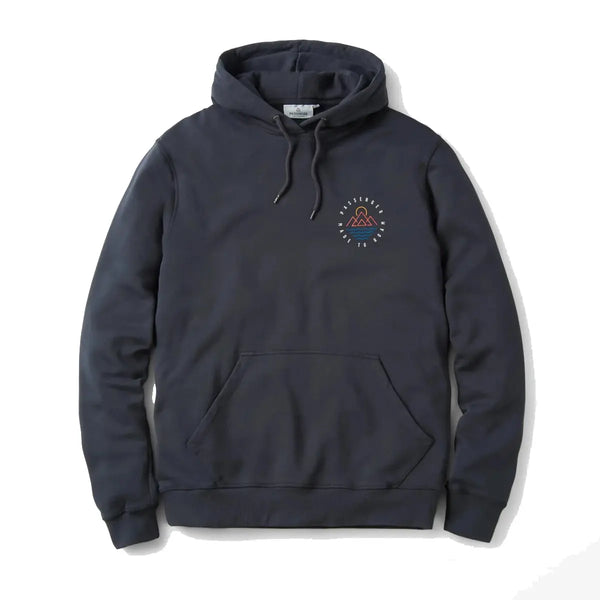 Passenger Escapism Recycled Cotton Hoodie - Denim- Great Outdoors Ireland