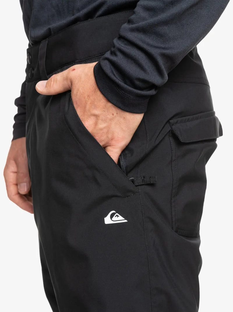 Quiksilver Estate Snow Pant - Black- Great Outdoors Ireland