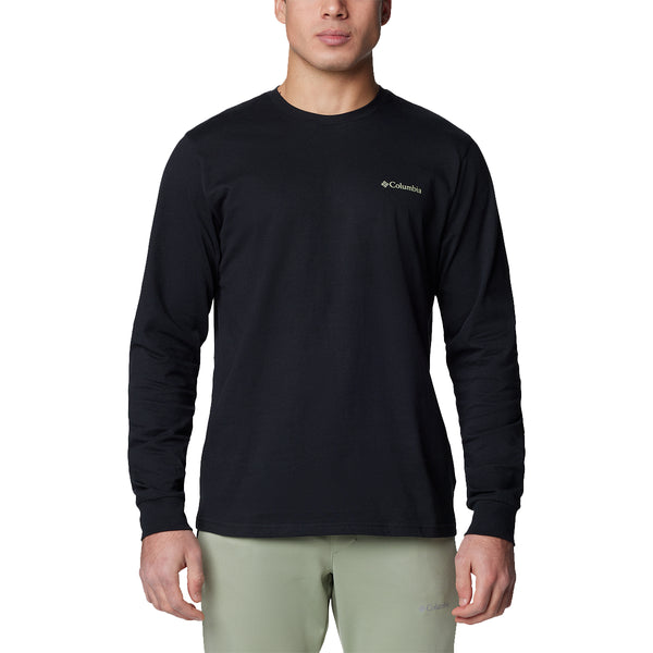 Columbia Men's Explorers Canyon™ LS T-Shirt - Black Great Outdoors Ireland