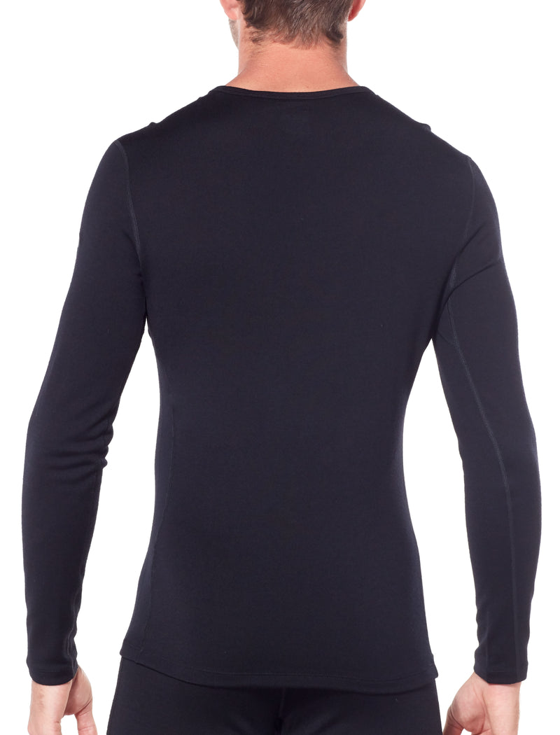 Icebreaker Merino 260 Tech Long Sleeve Crew - Black- Great Outdoors Ireland