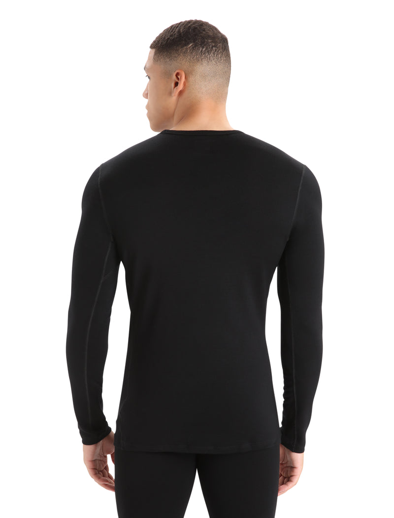 Icebreaker Merino 260 Tech Long Sleeve Crew - Black- Great Outdoors Ireland