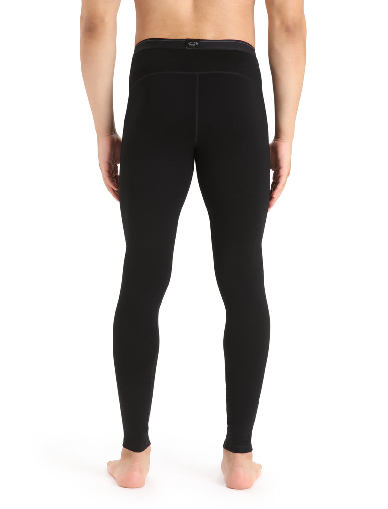 Icebreaker Merino 260 Tech Thermal Leggings - Black- Great Outdoors Ireland