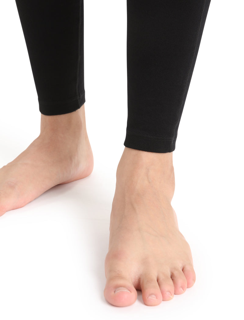 Icebreaker Merino 260 Tech Thermal Leggings - Black- Great Outdoors Ireland