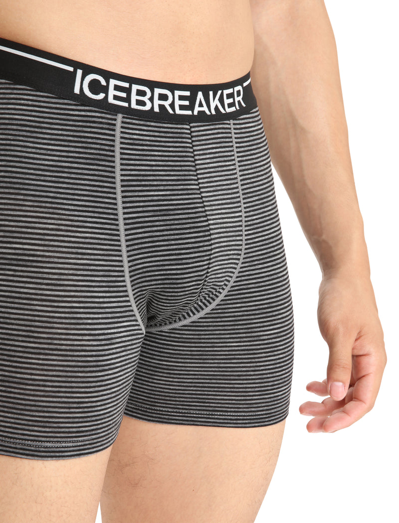 Icebreaker Merino Anatomica Boxers - Gritstone Heather- Great Outdoors Ireland