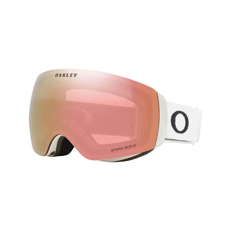 Oakley Flight Deck™ M Snow Goggles - Matt White - Prizm Rose Gold- Great Outdoors Ireland