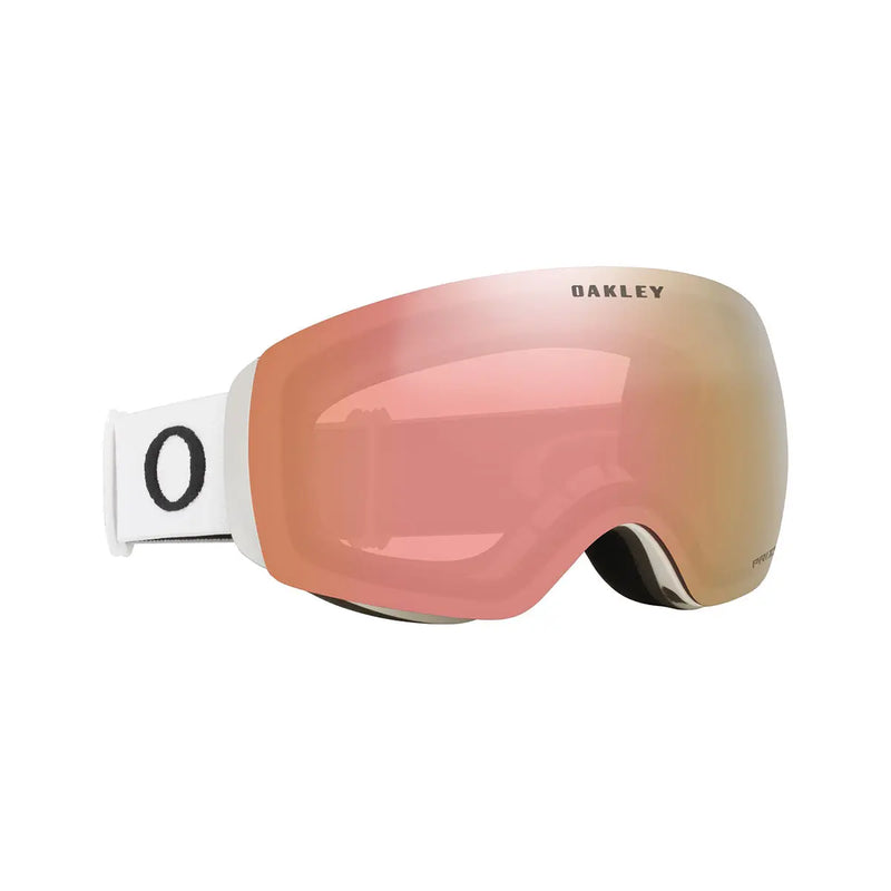 Oakley Flight Deck™ M Snow Goggles - Matt White - Prizm Rose Gold- Great Outdoors Ireland