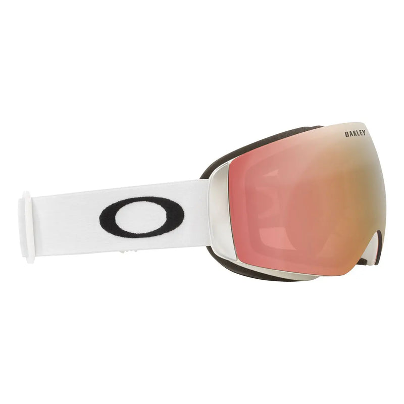 Oakley Flight Deck™ M Snow Goggles - Matt White - Prizm Rose Gold- Great Outdoors Ireland