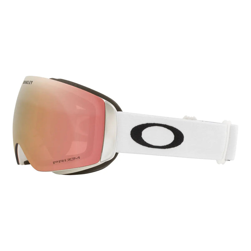 Oakley Flight Deck™ M Snow Goggles - Matt White - Prizm Rose Gold- Great Outdoors Ireland