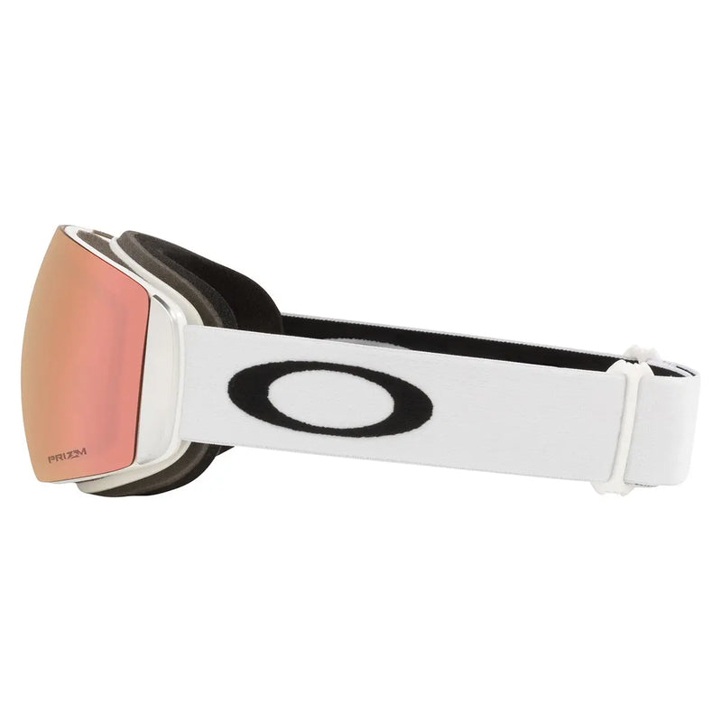 Oakley Flight Deck™ M Snow Goggles - Matt White - Prizm Rose Gold- Great Outdoors Ireland