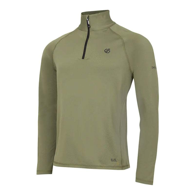 Dare 2b Fuse Up II Recycled Stretch Midlayer - Olivine Green- Great Outdoors Ireland