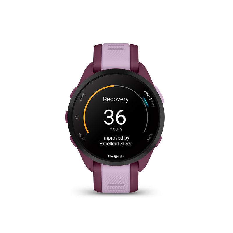 Garmin Forerunner 165 Music - Fuschia/Coral- Great Outdoors Ireland