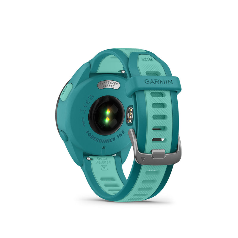 Garmin Forerunner 165 Music - Turquoise/Aqua- Great Outdoors Ireland