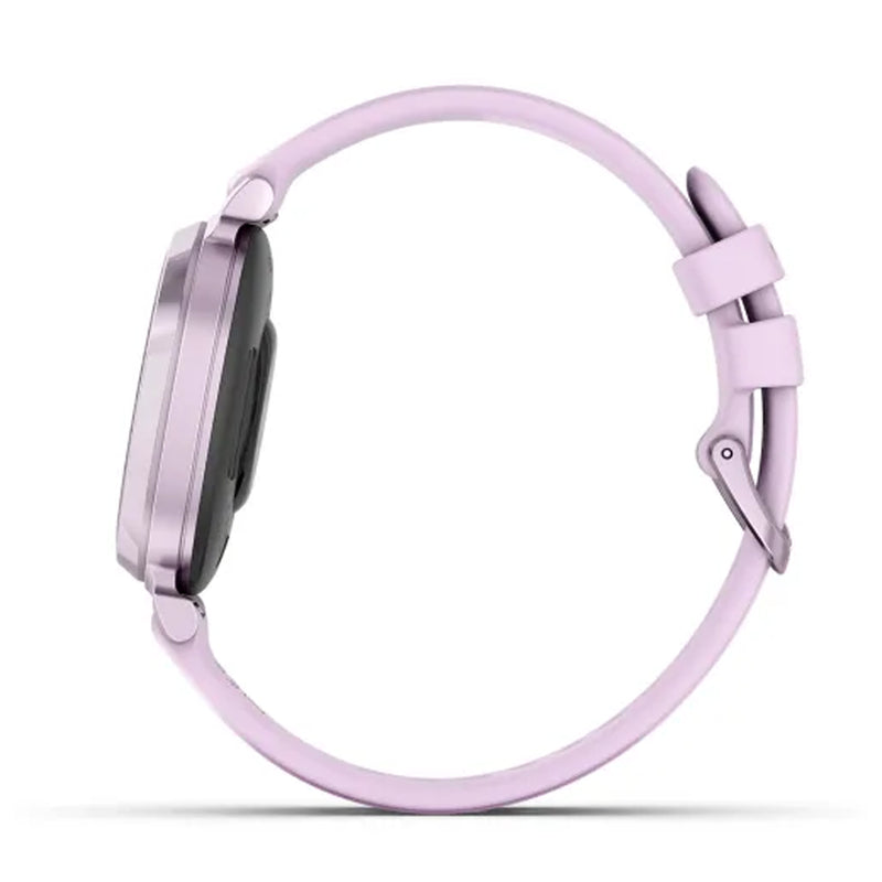 Garmin Lily® 2 - Metallic Lilac with Lilac Silicone Band- Great Outdoors Ireland