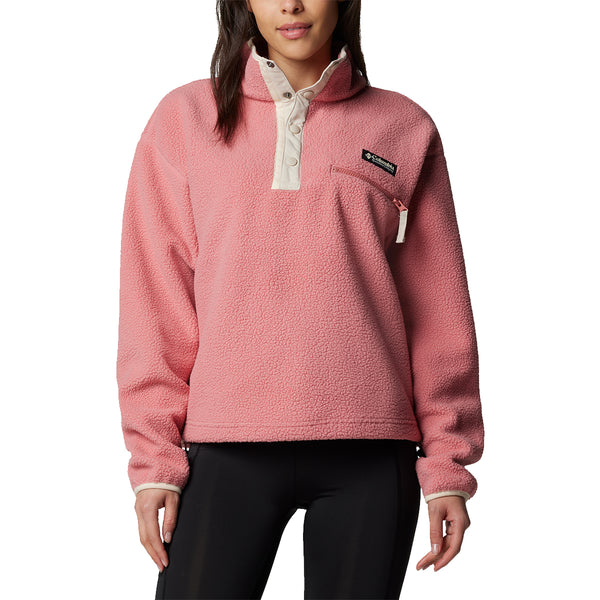 Columbia Women's Helvetia™ II Half Snap Fleece - Pink Agave Great Outdoors Ireland