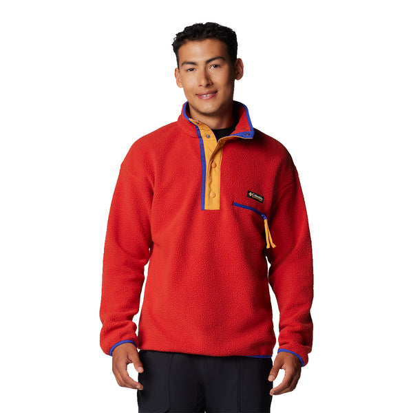 Columbia Men's Helvetia™ II Half Snap Fleece - Sail Red Great Outdoors Ireland