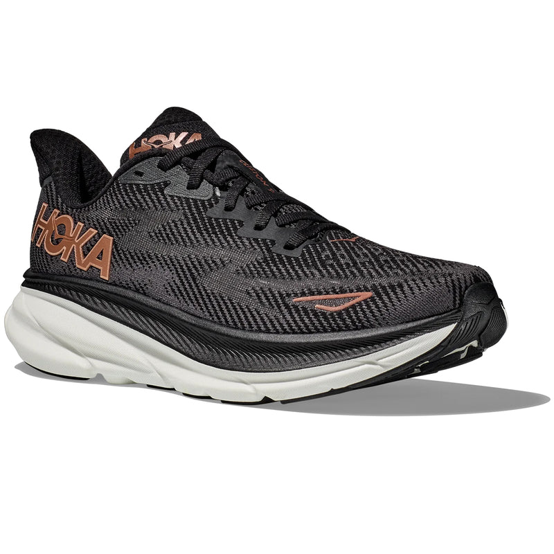 Achieve your best run with the Women's Hoka Clifton 9. Lightweight, cushioned, and supportive, it's the perfect shoe for road runners seeking maximum comfort and performance.