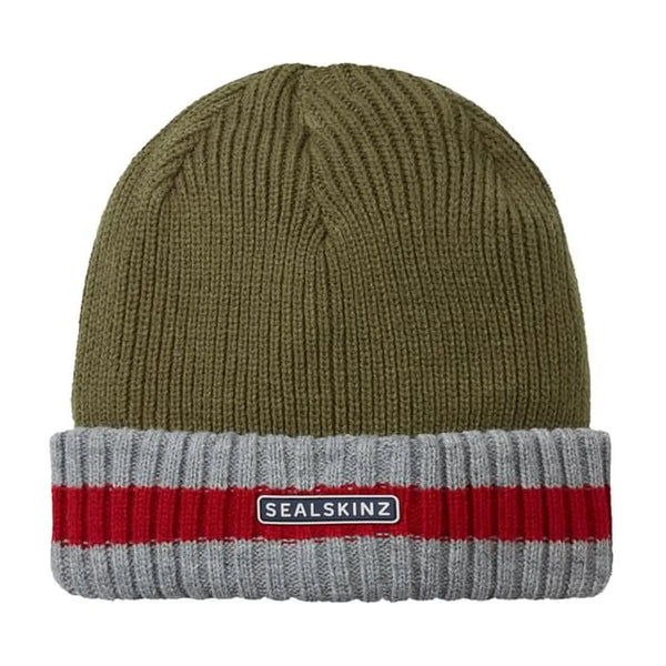 SealSkinz Holkham Waterproof Beanie - Olive- Great Outdoors Ireland