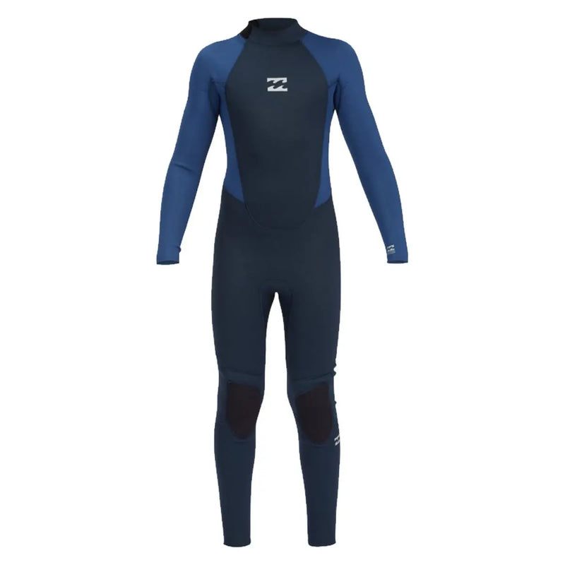 Intruder 3:2mm Back Zip Wetsuit - Navy Blue