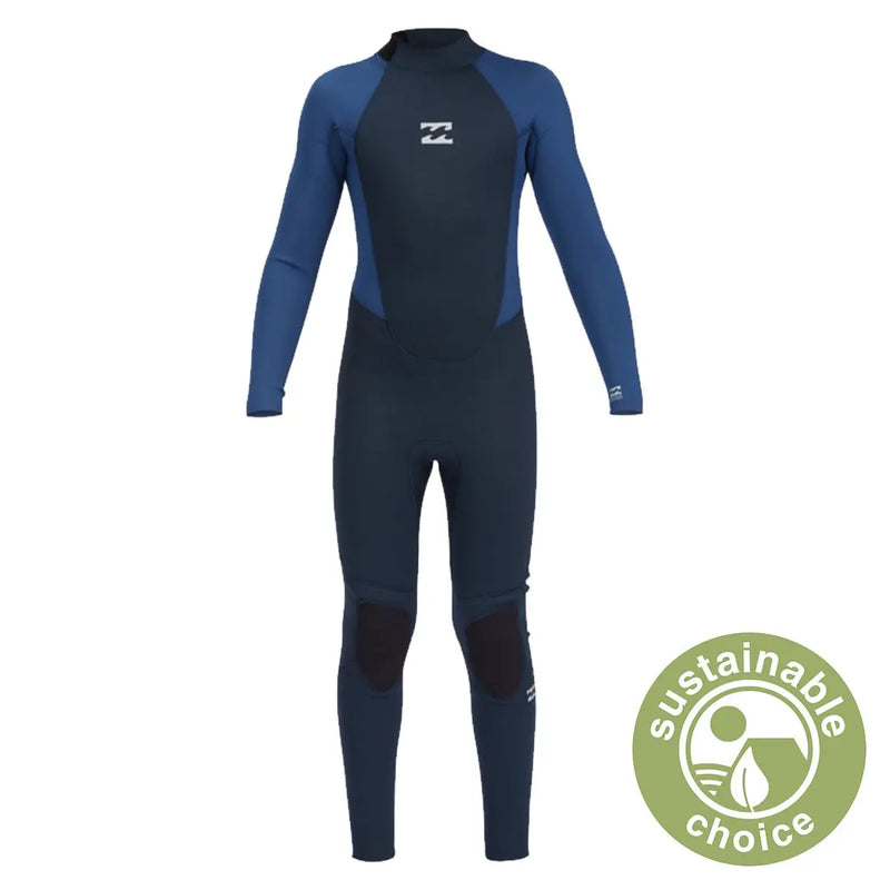 Intruder 3:2mm Back Zip Wetsuit - Navy Blue