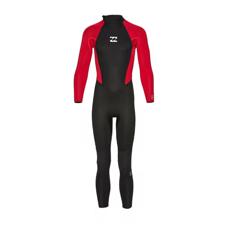 Intruder 3:2mm Back Zip Wetsuit - Red